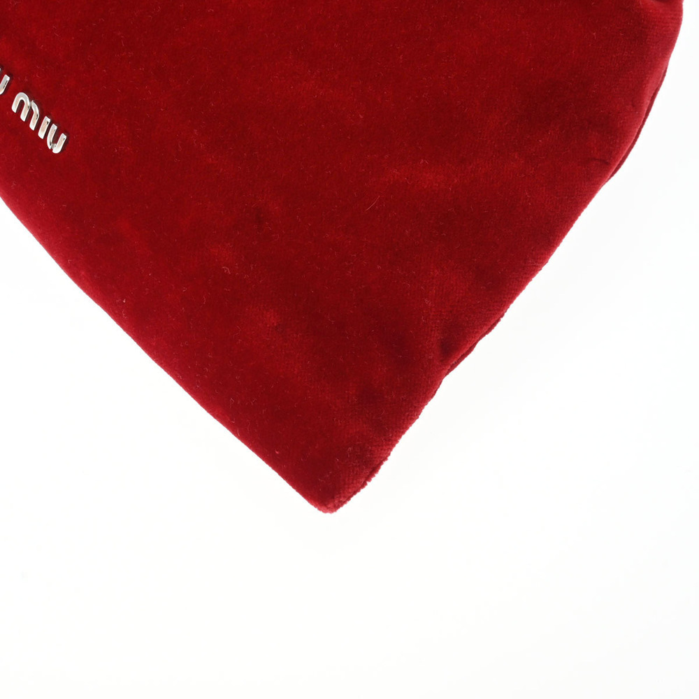 Miu Miu Starlight Satin Pouch Red Accessory - Picture 8 of 12